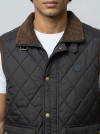 Men Jacket Jet Black Regular Fit