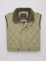 Men Jacket Green Regular Fit