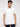 Men T-Shirt Solid White Regular Fit