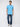 Men T-Shirt Solid Blue Regular Fit