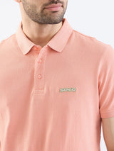 Men T-Shirt Pink Slim Fit