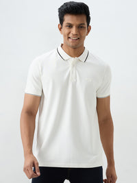 Men T-Shirt White Slim Fit