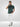 Men T-Shirt Textured Green Regular Fit