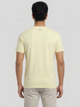 Men T-Shirt Graphic Green Regular Fit