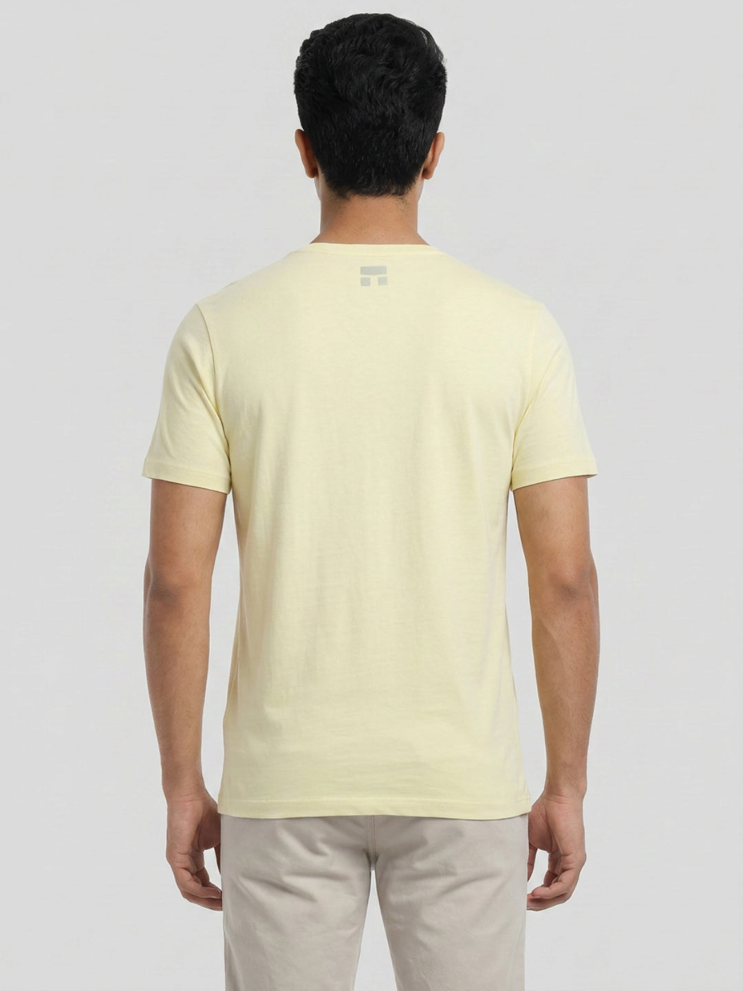 Men T-Shirt Graphic Green Regular Fit