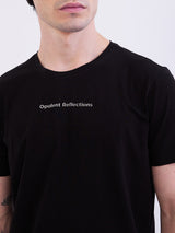 Men T-Shirt Black Slim Fit