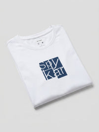Men T-Shirt Graphic White Regular Fit