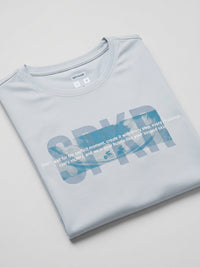 Men T-Shirt Graphic Grey Regular Fit