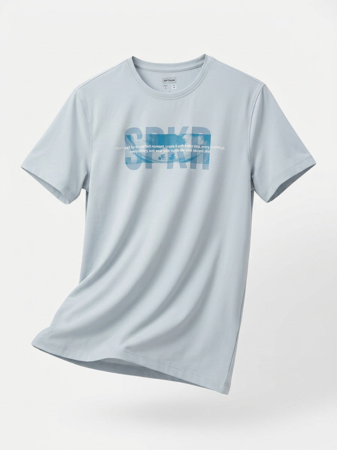 Men T-Shirt Graphic Grey Regular Fit