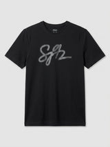 Men T-Shirt Graphic Black Regular Fit