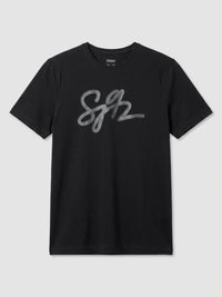 Men T-Shirt Graphic Black Regular Fit