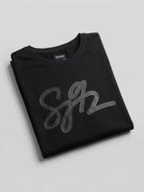 Men T-Shirt Graphic Black Regular Fit