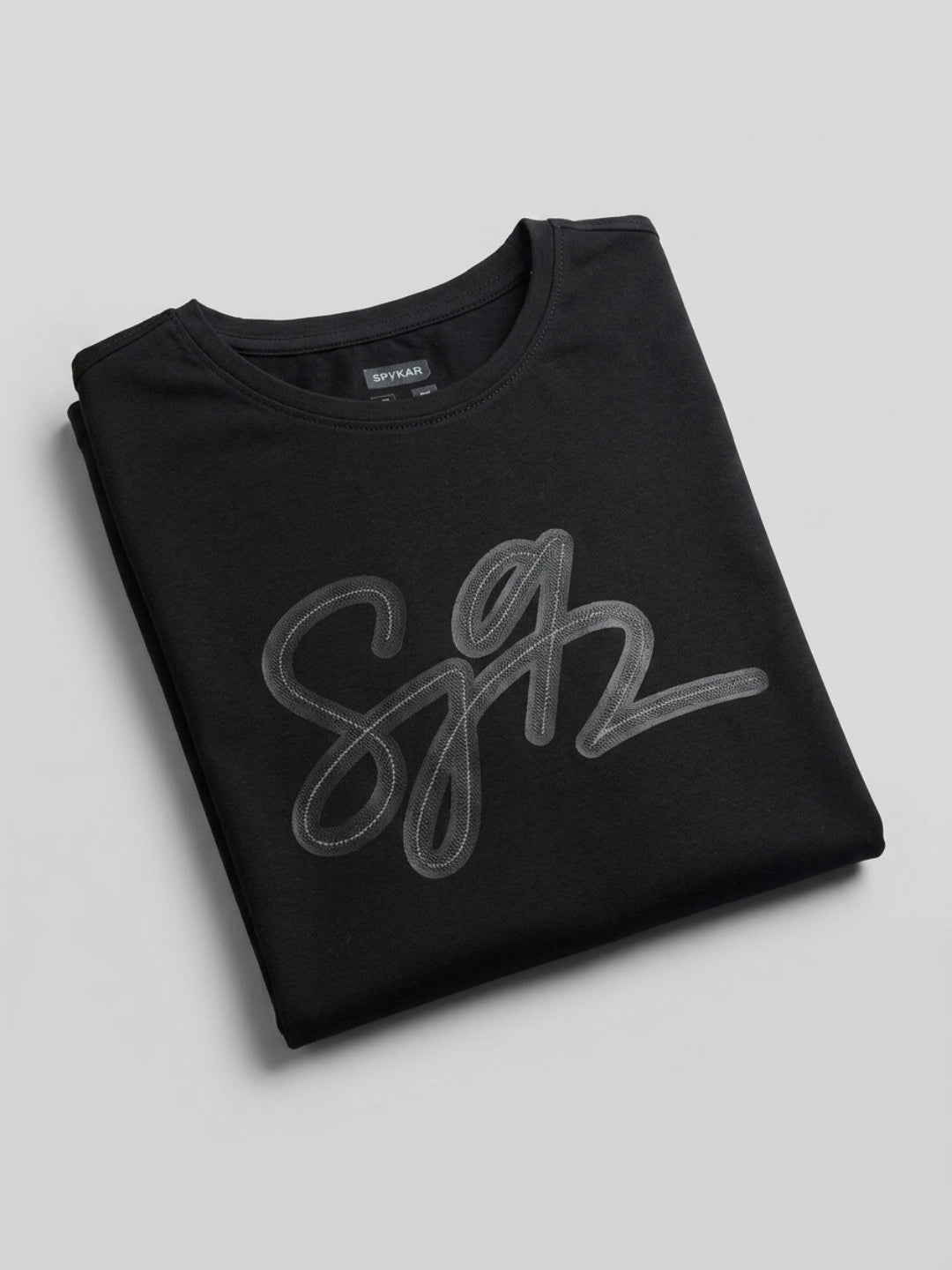 Men T-Shirt Graphic Black Regular Fit
