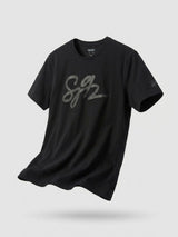 Men T-Shirt Graphic Black Regular Fit