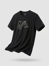 Men T-Shirt Graphic Black Regular Fit