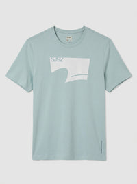 Men T-Shirt Graphic Green Regular Fit