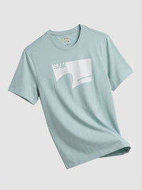 Men T-Shirt Graphic Green Regular Fit