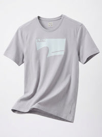 Men T-Shirt Graphic Grey Regular Fit