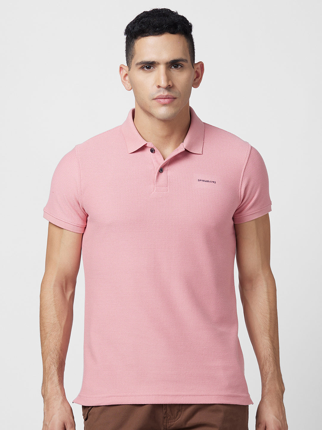 Spykar Polo Collar Slim Fit T-Shirt