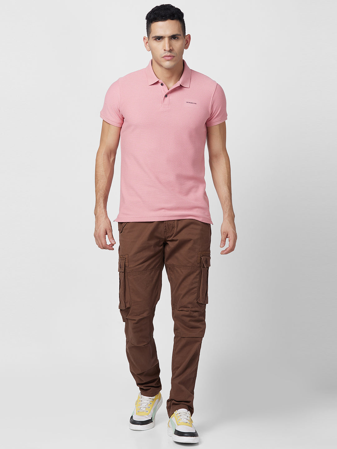 Spykar Polo Collar Slim Fit T-Shirt