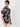 Men T-Shirt Print Blue Slim Fit