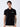Men T-Shirt Black Solid Slim Fit