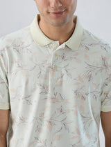 Men T-Shirt Print Pink Regular Fit