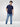Men T-Shirt Navy Blue Regular Fit