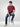 Men T-Shirt Solid Red Regular Fit