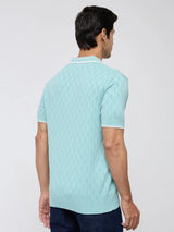 Men T-Shirt Solid Green Regular Fit