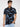 Men T-Shirt Print Black Regular Fit