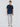 Men T-Shirt Stripe Blue Regular Fit