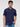 Men T-Shirt Textured Blue Regular Fit