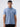 Men T-Shirt Solid Blue Regular Fit
