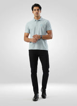 Men T-Shirt Solid Green Regular Fit