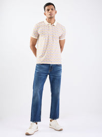 Men T-Shirt Pink Slim Fit