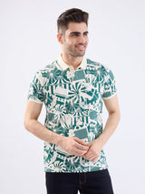 Men T-Shirt White Slim Fit