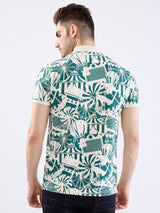 Men T-Shirt White Slim Fit