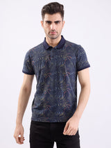 Men T-Shirt Black Slim Fit