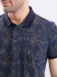 Men T-Shirt Black Slim Fit