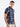 Men T-Shirt Blue Slim Fit