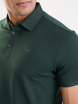 Men T-Shirt Green Slim Fit