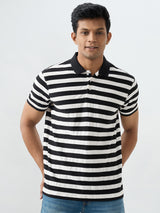Men T-Shirt Black Slim Fit