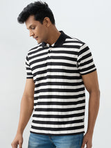 Men T-Shirt Black Slim Fit