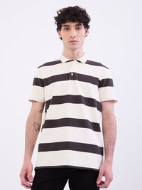 Men T-Shirt Grey Slim Fit