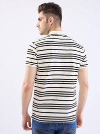 Men T-Shirt White Slim Fit