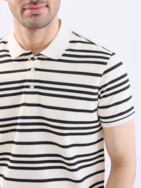 Men T-Shirt White Slim Fit
