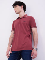 Men T-Shirt Red Slim Fit