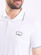 Men T-Shirt White Slim Fit