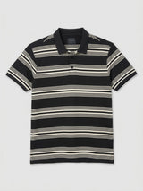 Men T-Shirt Stripe Black Regular Fit